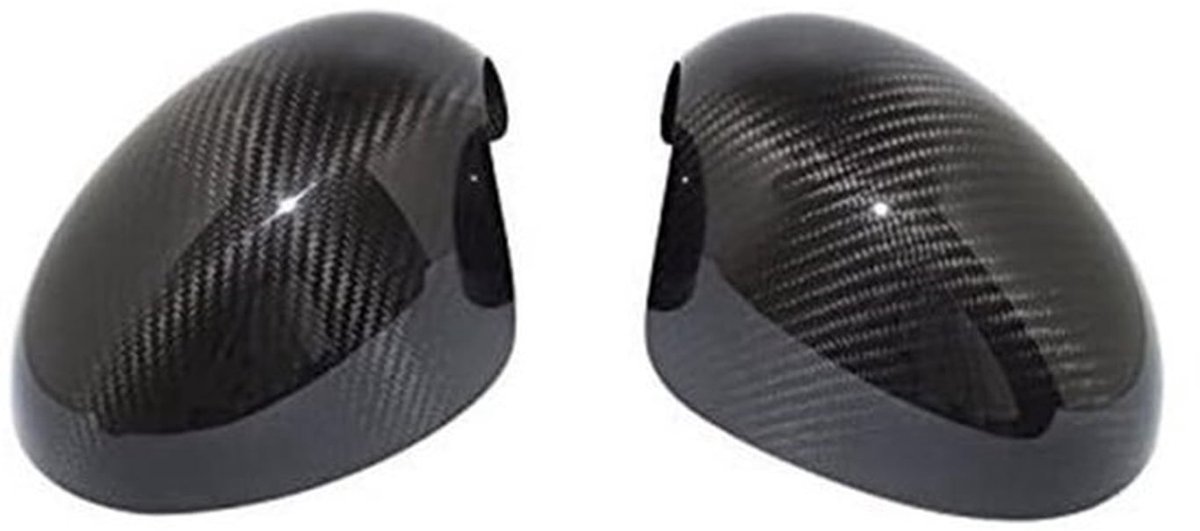 Zijspiegelbehuizing - Buitenspiegelkappen - Handmatig Model - Geschikt voor Mini R55/R56/R57/R58/R59 - Gloss Black - Hoge Kwaliteit ABS Plastic - Spiegelkap