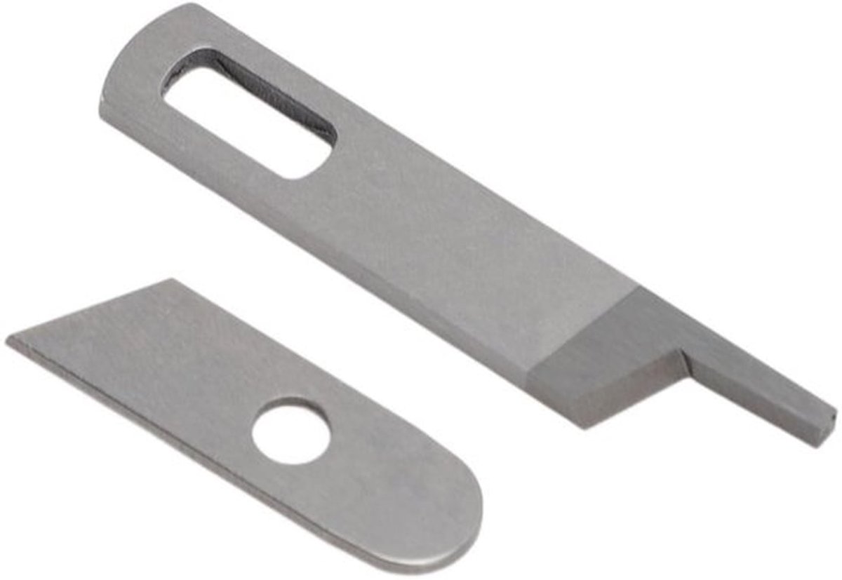 Snijder Duurzaam Ijzer - Bovenste/onderste Snijder - Vervanging voor 14CG744/14CG754 - Eenvoudige Installatie - Nauwkeurig Snijden - Voor Viking Huskylock S15 Serger - Naaimachine Snijmes