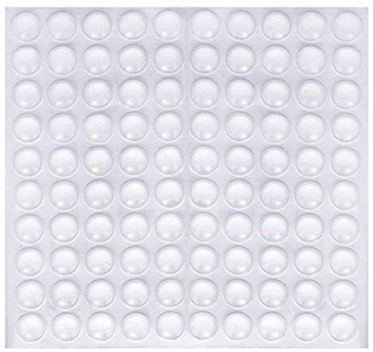 Rubberen Buffers 100 Stuks - Zelfklevend - Transparante Beschermbuffers - Aanslagdempers - Meubelbuffers - Elastische Pads - Meubelbeschermers