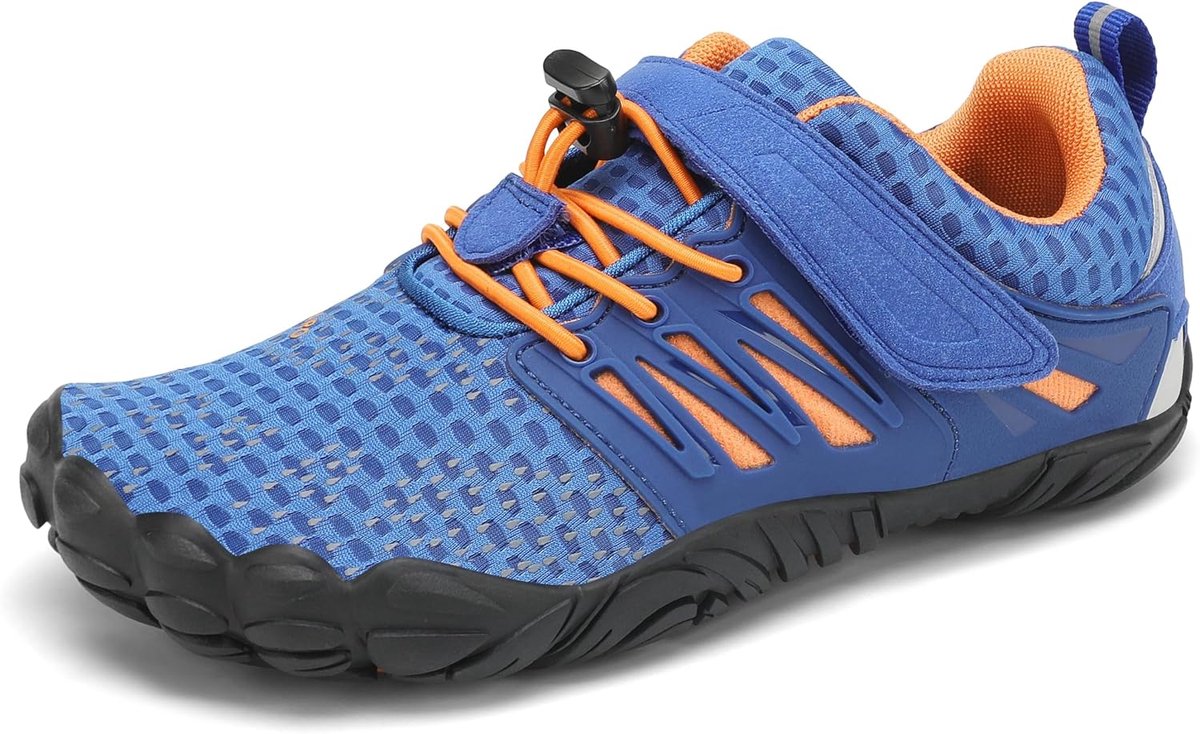 Barefoot schoenen jongens/meisjes maat 24-36 - ademend blauw - veelzijdig voor waterplezier - ShopVlot