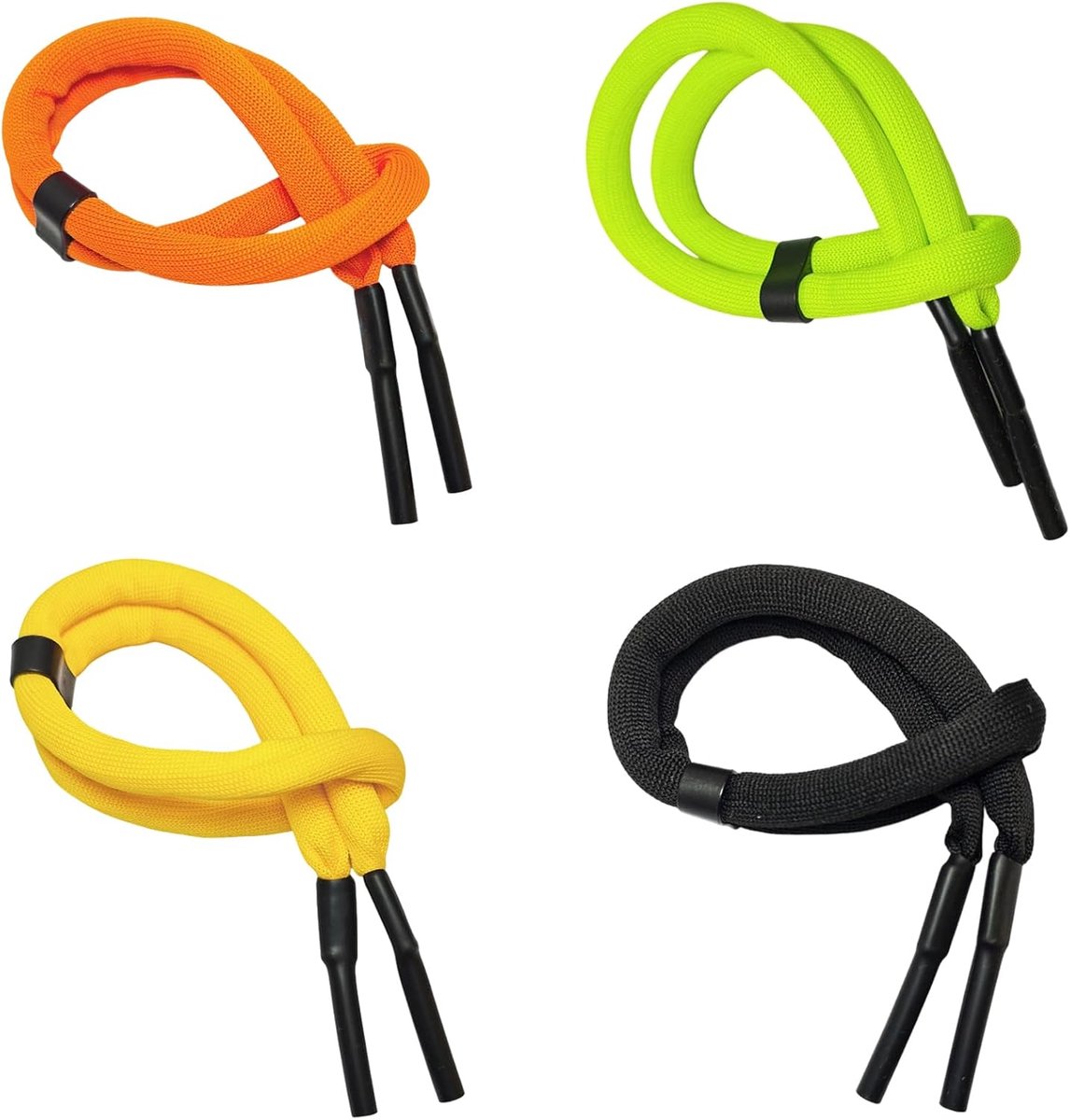 Brillenbandjes voor zwembrillen - 4 stuks - polyester - halsbrilhouder - ideaal voor watersport - ShopVlot