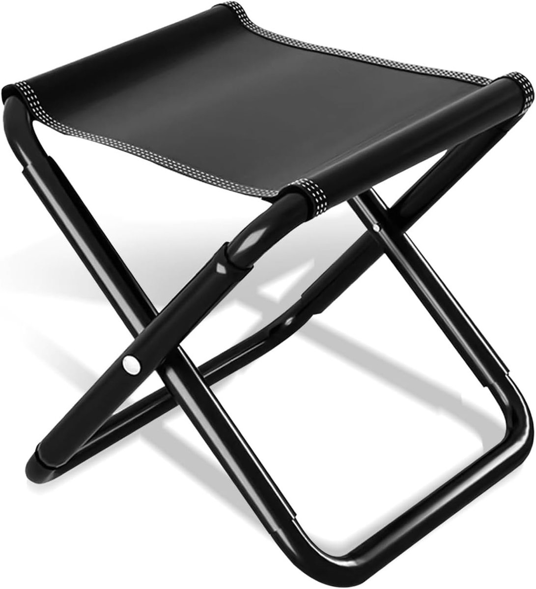 Draagbare klapkruk 30 cm - opvouwbaar - met opbergtas - ideaal voor outdoor-avonturen - ShopVlot