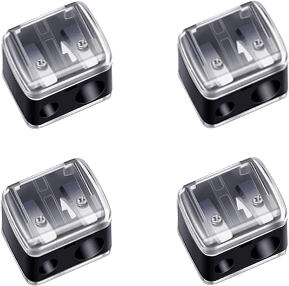 Makeup sharpener - 4 stuks - precisiebladen - ideaal voor onderweg - ShopVlot