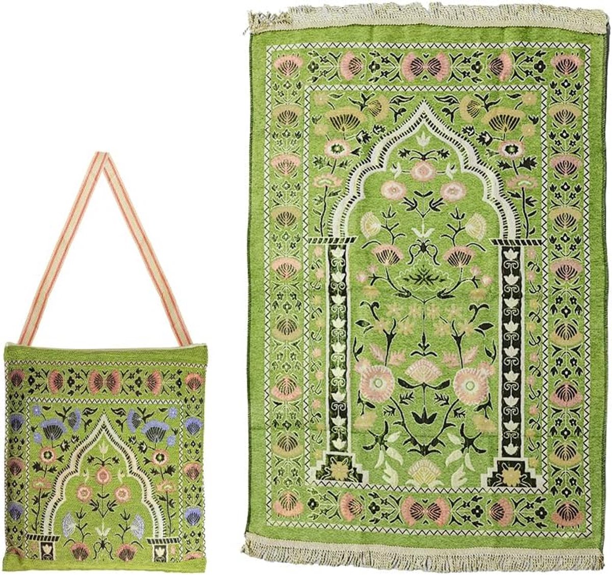 Islamitische gebedsmat - Elegante ontwerp tas - Draagbaar en opvouwbaar - Perfect voor Ramadan - ShopVlot