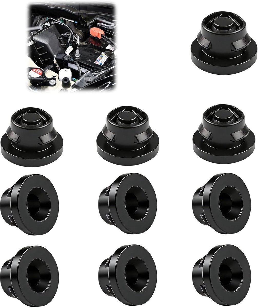 Luchtfilterhouder set van 10 - Rubber - Compatibel met Berlingo C2 C3 C4 C5 Jumpy Xsara Picasso 1.6 HDI - ShopVlot