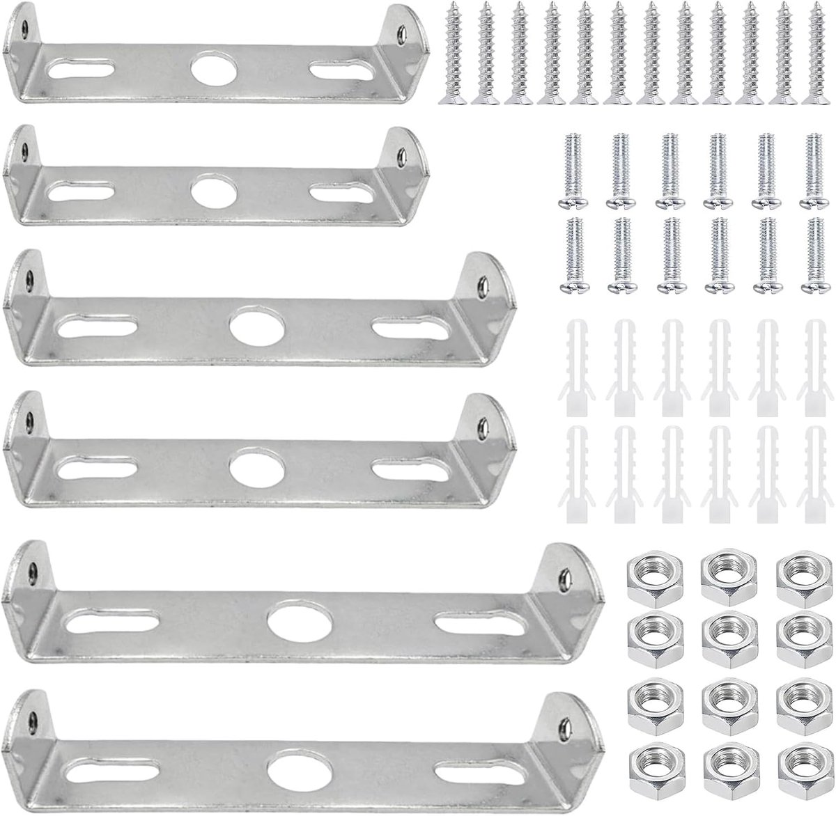 Ceiling Lamp Holder Kit - 6 Stuks Universele Lampenhouder - Verstelbare Montageplaat - Ideaal voor Hanglampen - ShopVlot