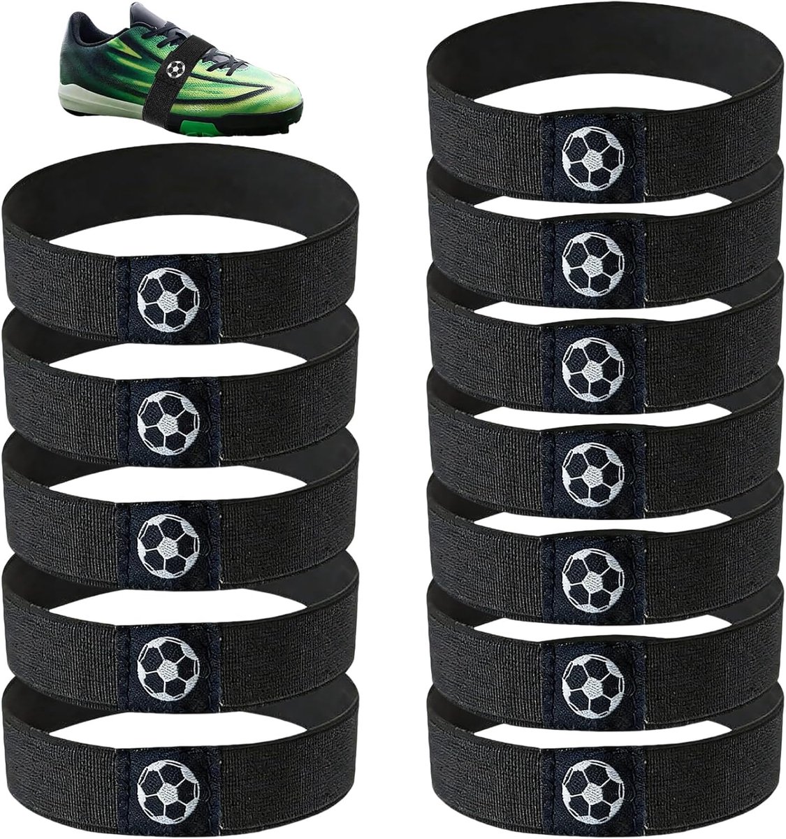 Bevestigingsriemen voor voetbalveters - scheurbestendig - voor voetbalschoenen - ideaal voor sporters - ShopVlot