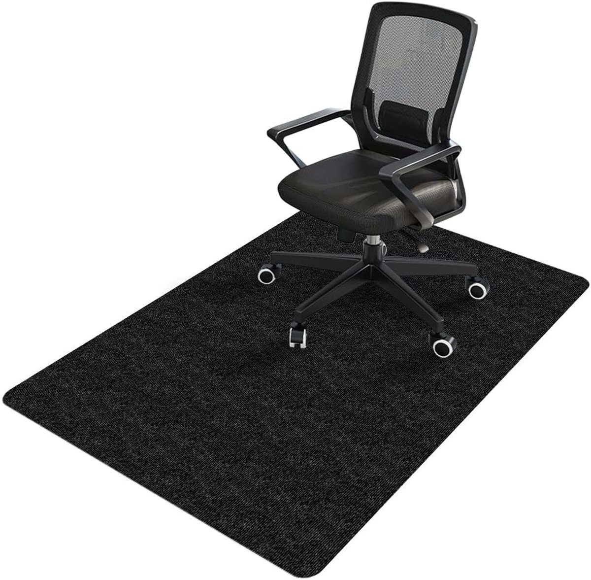 Vloermat voor Kantoorstoelen, Bescherming voor Harde Vloeren, 90 x 120 cm, Krasbestendige Mat, Ideaal voor Laminaat, Parket en Tegels