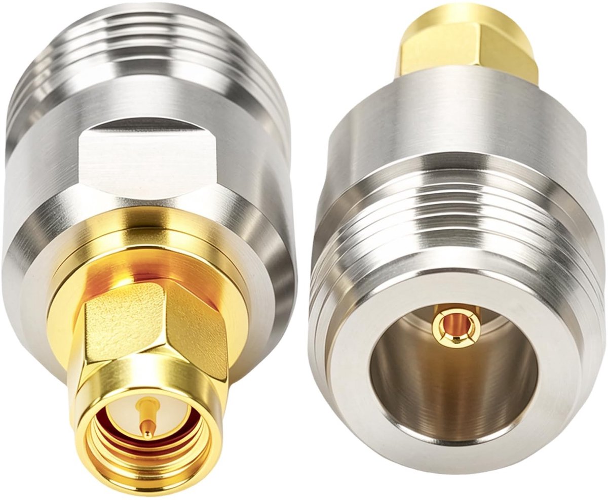 Solidchoice - 2 Stuks SMA naar N Coaxiale Stekkers