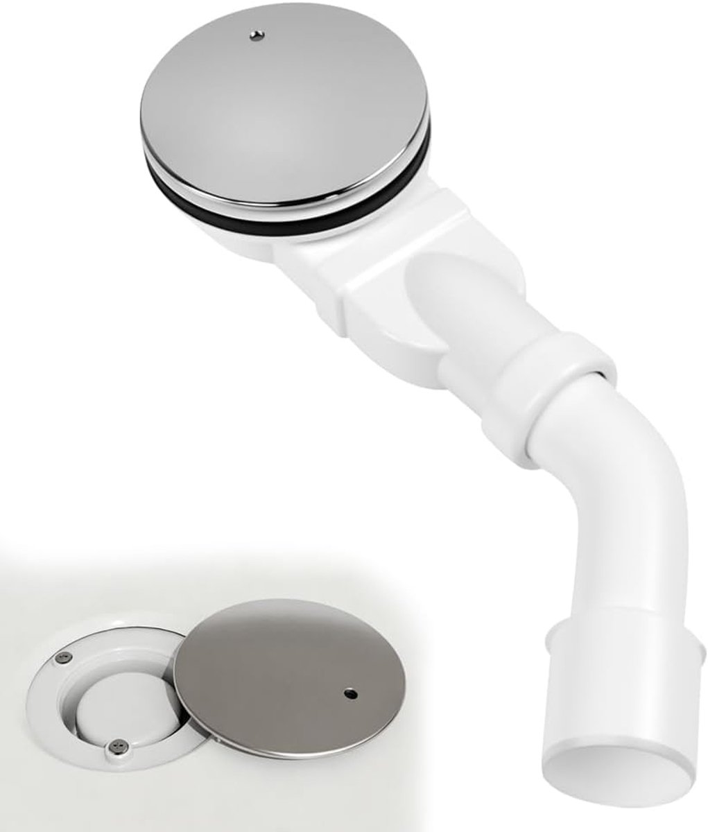 Afvoer fitting douche 90 mm - afvoer met geurstopper - haarstrainer - perfecte pasvorm voor douches - ShopVlot