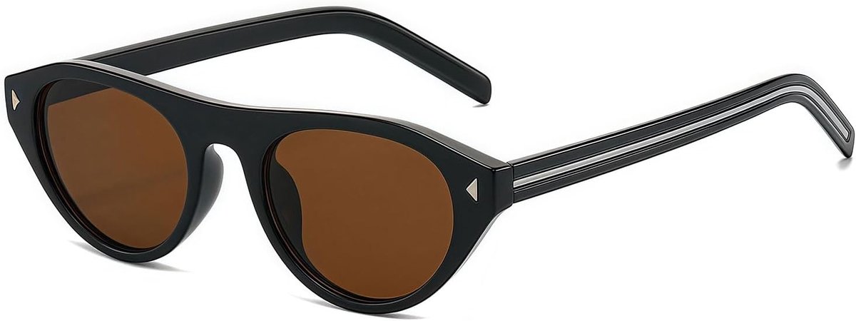 Zonnebril Dames UV400 Bescherming - Cat Eye Retro - Hoogwaardige Smalle Bril - Gepolariseerd Zicht - ShopVlot