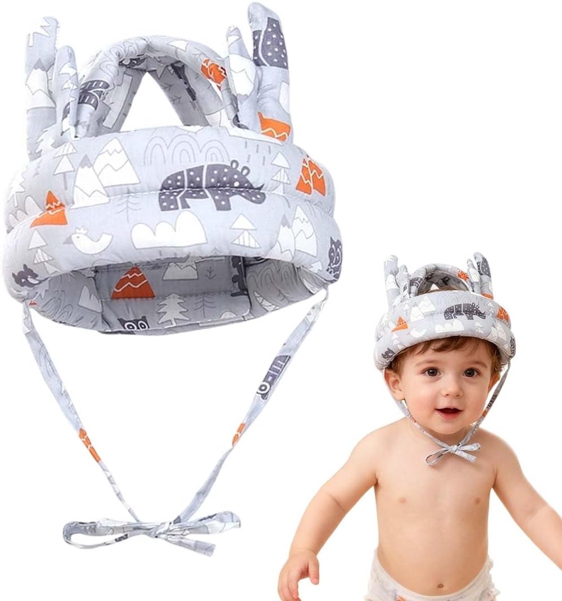 Baby hoofdsteun - verstelbare hoofdsteun - ademend materiaal - bescherming tegen stoten - ShopVlot