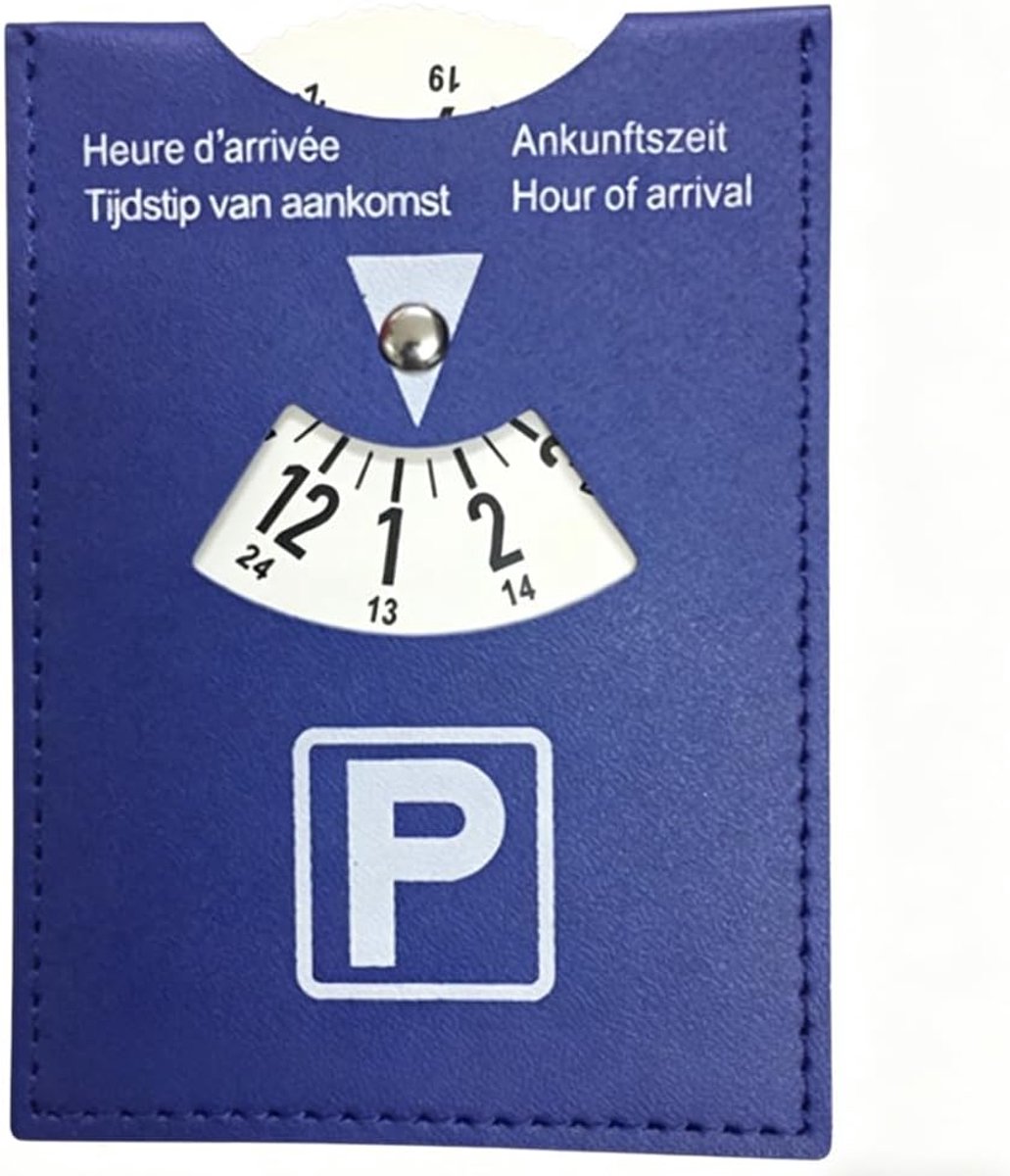Parkeerschijf 11x15 cm - Blauwe digitale parkeerschijf - Automatische vervanging voor kartonnen schijf - ShopVlot