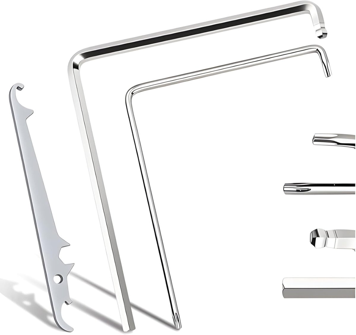 3-delige set raaminstellingsgereedschap - kogelkop en T15-schroefdraad - voor flexibele hoekinstelling - ShopVlot