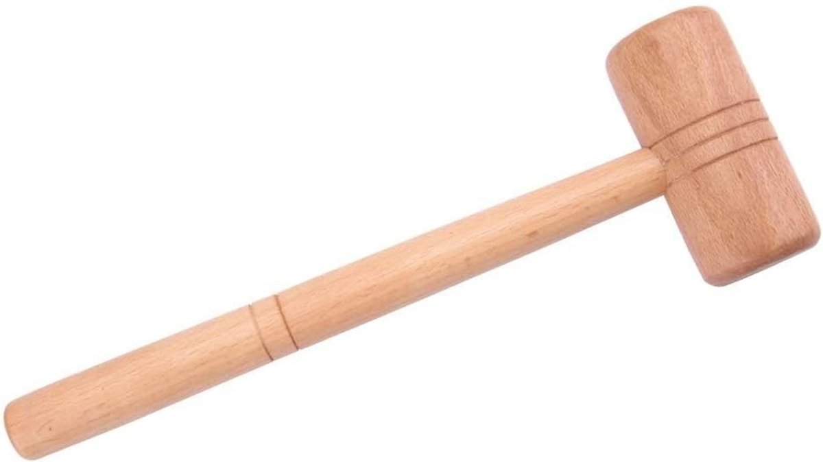 Dubbelzijdige Houten Hamer voor Sieraden Maken, Reparatie en Ambachtelijk Werk