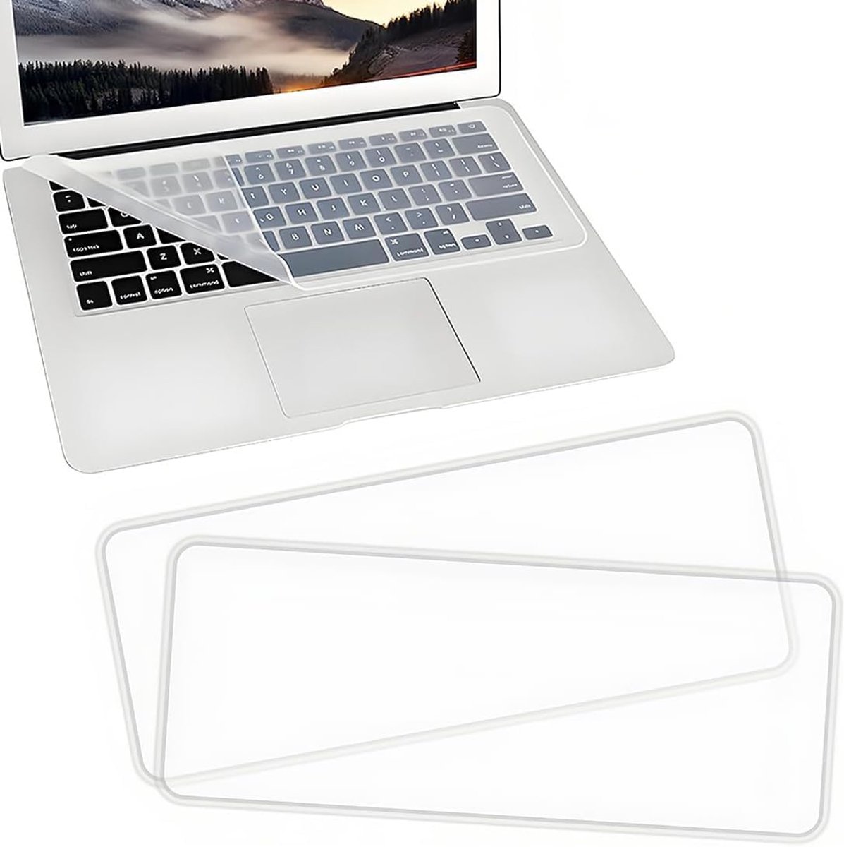 Keyboardcover 15-17 inch - Silicone - Ultra-dun en wasbaar - Beschermt je laptoptoetsenbord - ShopVlot