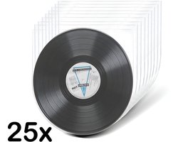 Pinguïn Records – LP binnenhoezen – 25 stuks – Vinylcare - LP beschermhoezen – LP hoezen – Antistatische (HDPE) binnenhoes – Transparant – 50 micron – Binnenhoes geschikt voor 12 inch vinyl
