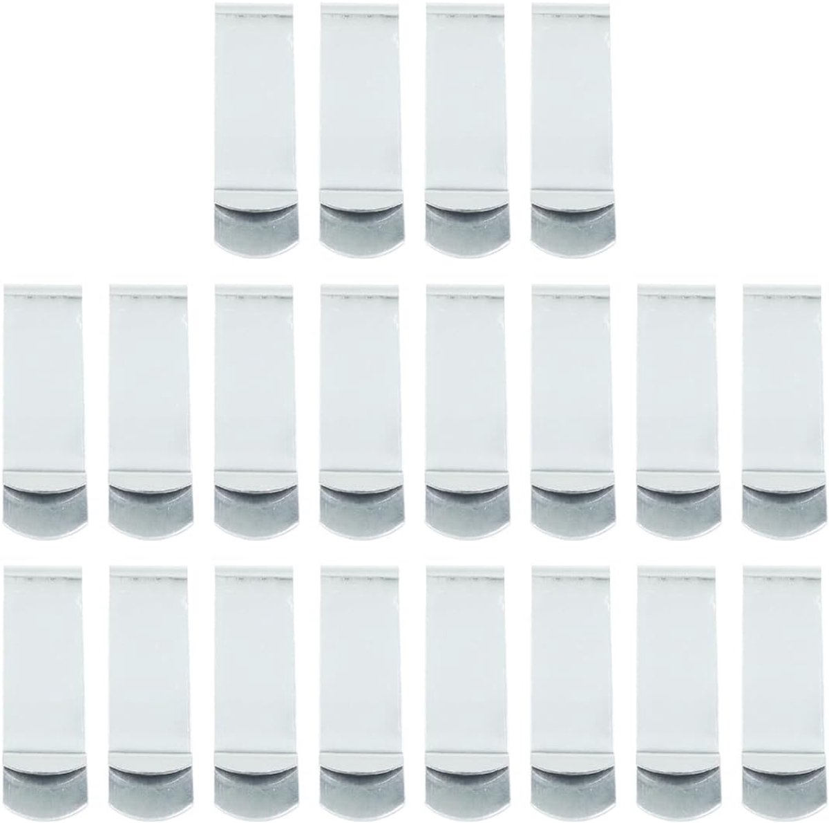 Geldclips 20 stuks - RVS - Voor cash, bonnetjes en kaarten - Handig in gebruik - ShopVlot