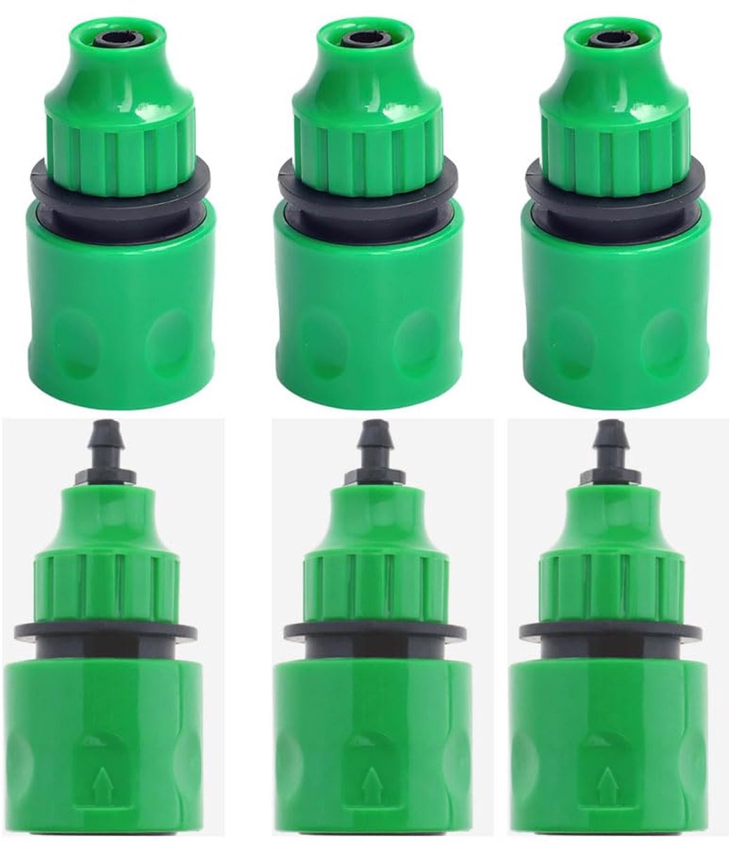 Hose connectors 3/4 inch - robuust plastic - goede afdichting - ideaal voor tuin en waterkraan - ShopVlot