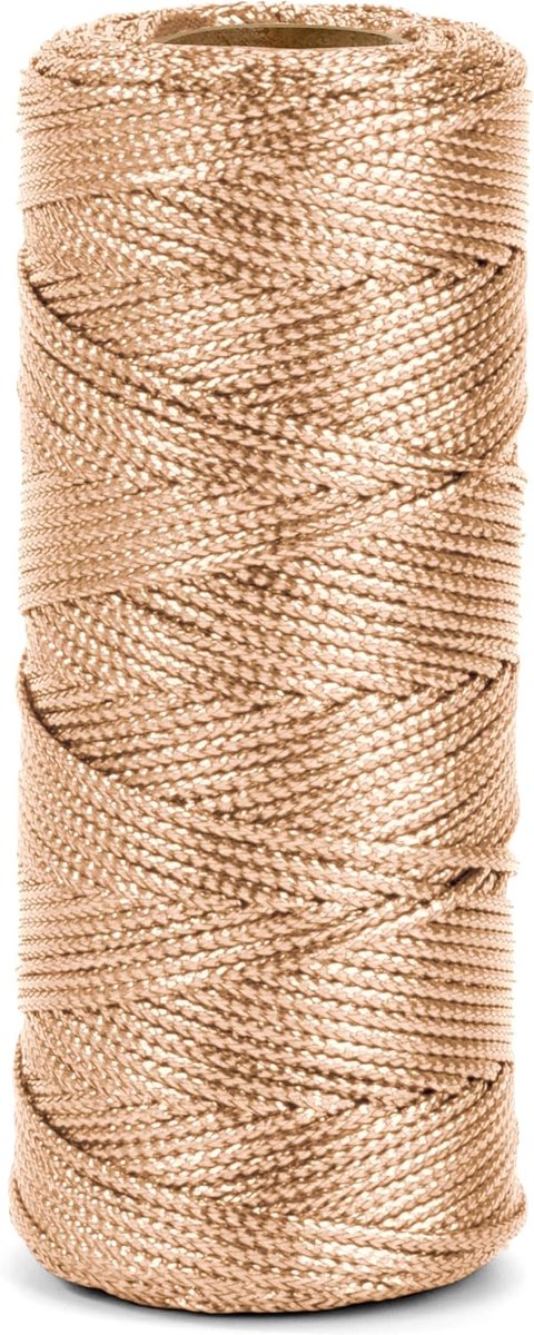Kord 100 m - 1,5 mm metallic - niet elastisch - perfect voor kerstversiering - ShopVlot