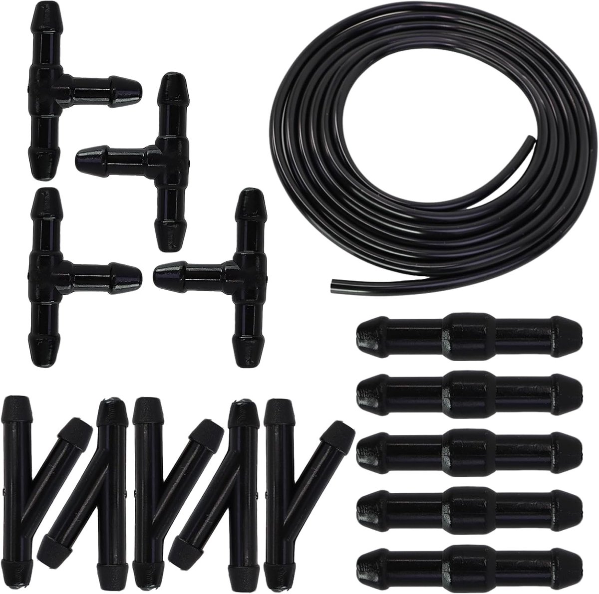 Windscreen washer reparatieset - 15-delige slangkoppelingen - Hoogwaardige kit voor ruitensproeisysteem - ShopVlot