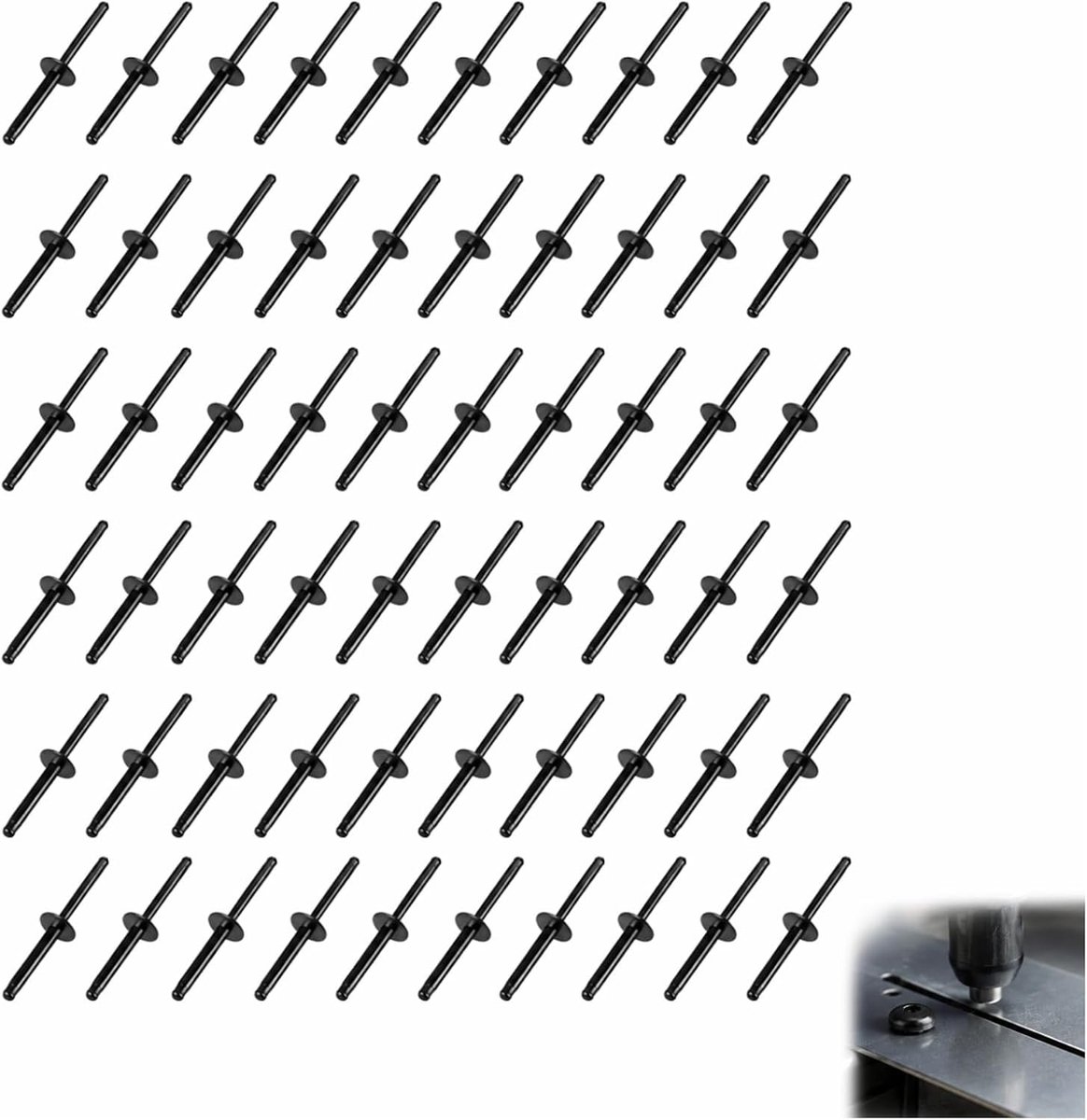 Popnagels 0.5 x 21mm - aluminium - corrosiebestendig - perfect voor knutselprojecten - ShopVlot
