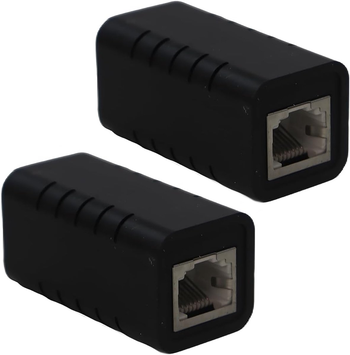 RJ45 Ethernet Surge Protector - 2 Pack - Female naar Female - Bescherming tegen overvoltage - ShopVlot