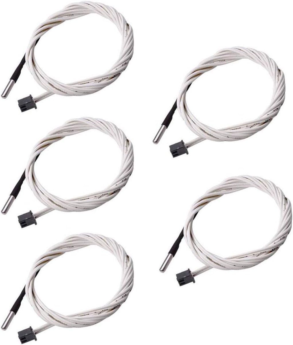 Thermistor Temperatuursensor 2M - HT-NTC100K - Hoge Temperatuur tot 350°C - Ideaal voor 3D Printer - ShopVlot