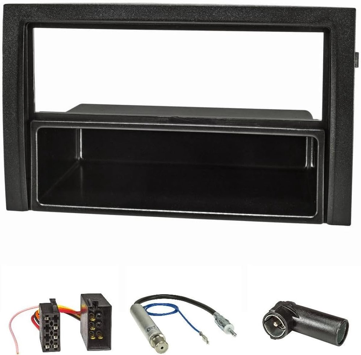 Radio cover set Skoda Fabia 6Y - met radio adapter - antenne adapter - eenvoudig vervangen - ShopVlot
