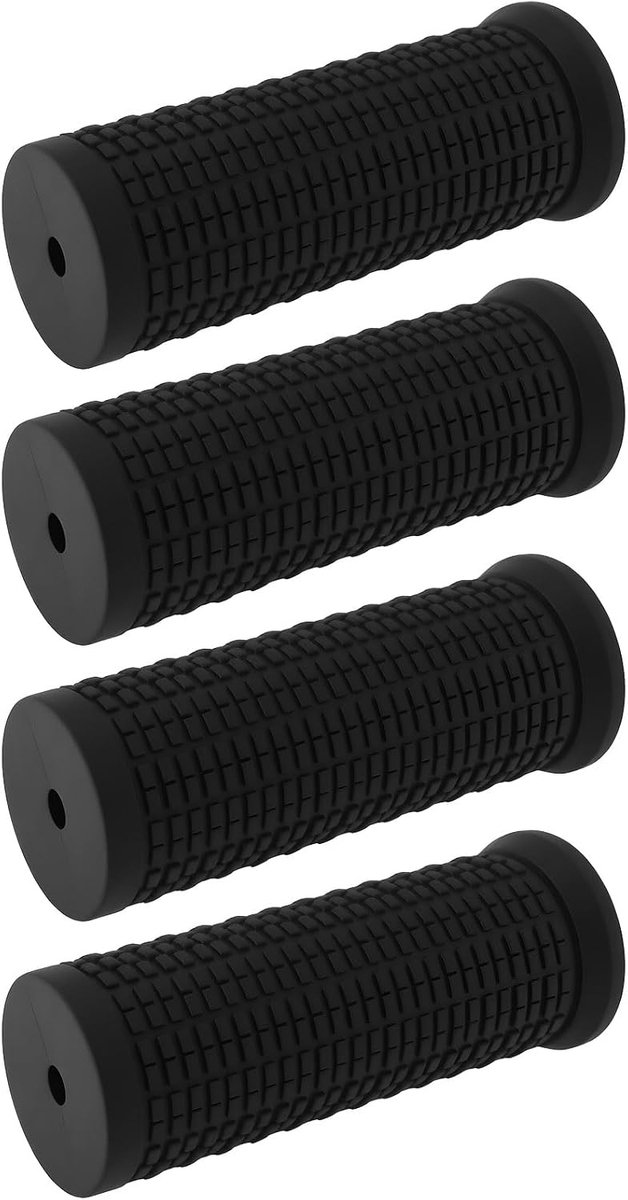 Fietshandvatten 22.2x75mm - Rubber - Antislip - Comfortabel grip voor lange ritten - ShopVlot