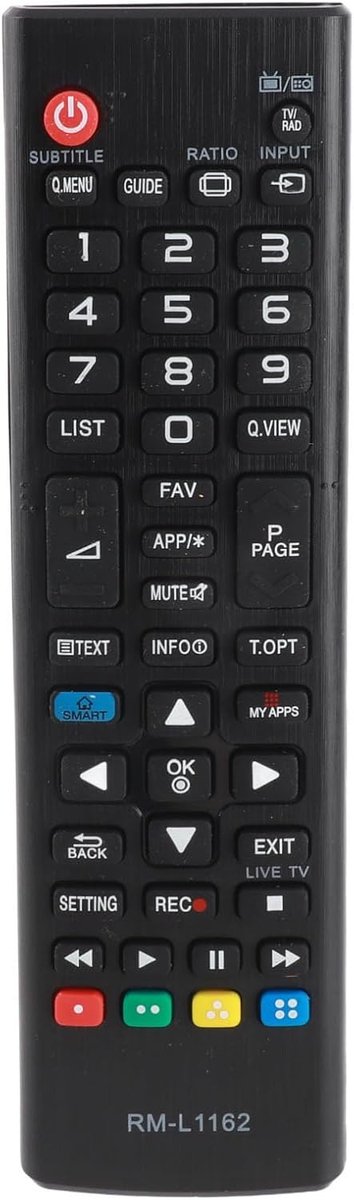 Universele afstandsbediening RM-L1162 - Geschikt voor LG Smart TV - Hoogwaardige ABS - Lange afstandsbediening - ShopVlot