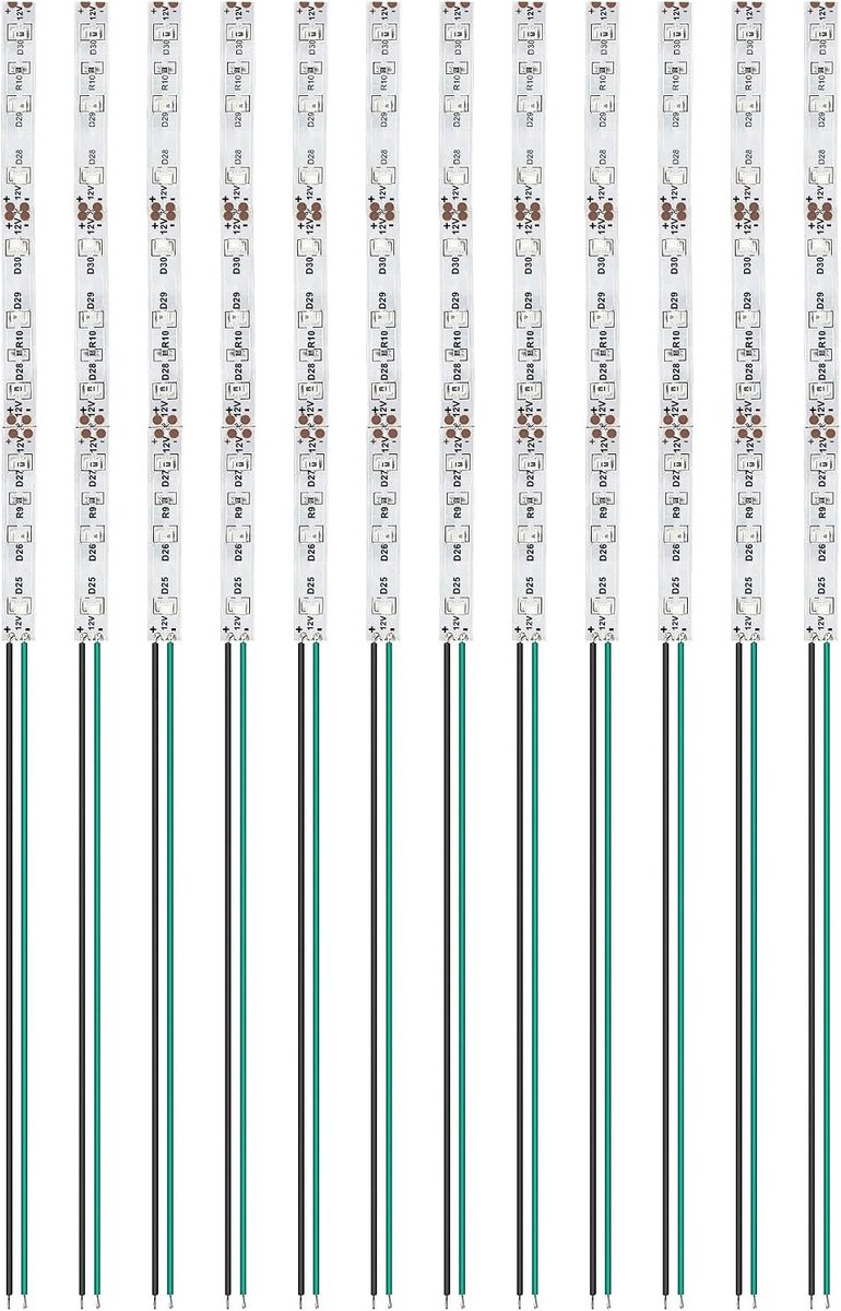 LED strips 150 mm - 2835 SMD - groene verlichting - eenvoudig te installeren - ShopVlot