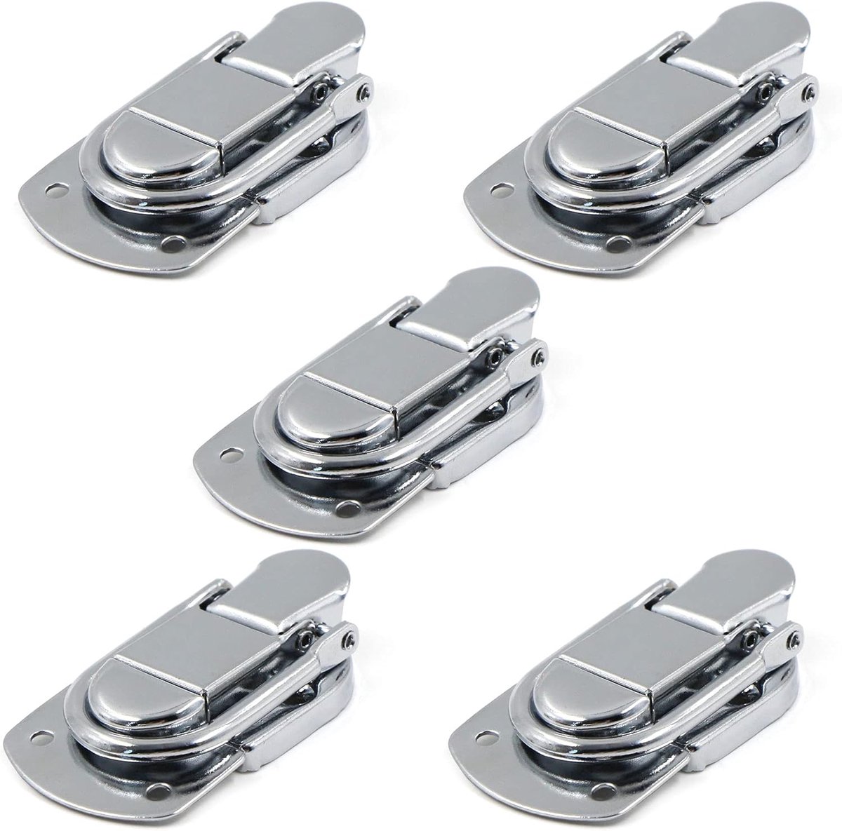 Sluitmechanisme - 5 Stuks Rvs - Sterke vergrendeling - Perfect voor kisten en gereedschapsboxen - ShopVlot
