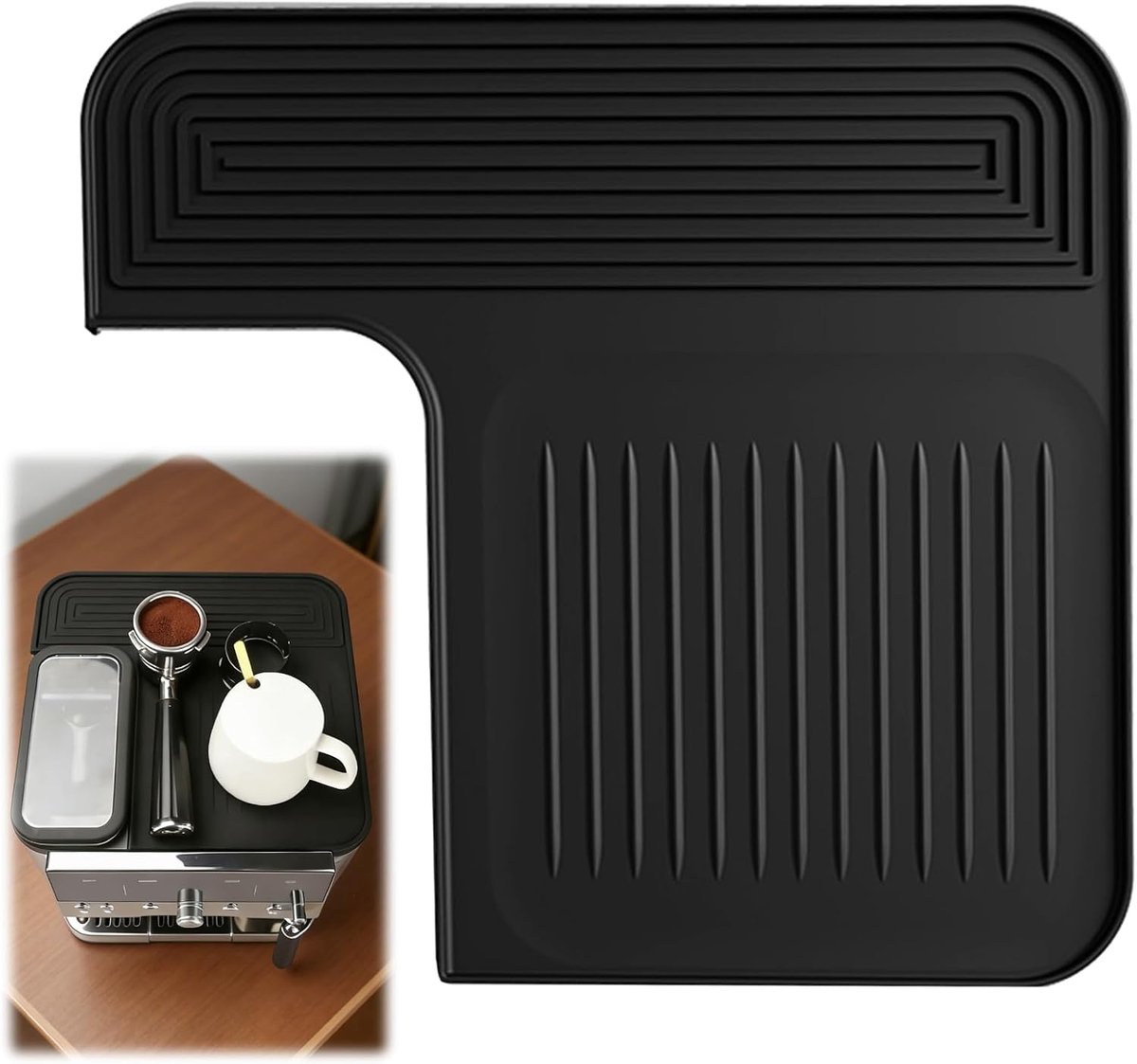 Siliconen mat voor Ninja Luxe Cafe Premier ES601/ES701 - Waterdicht - Hittebestendig - Beschermt oppervlak - ShopVlot