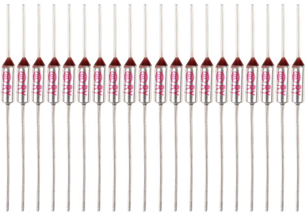 Buwei 20pcs/set 184°C RY184 TF 184°C 10A 250V temperature protection - ShopVlot