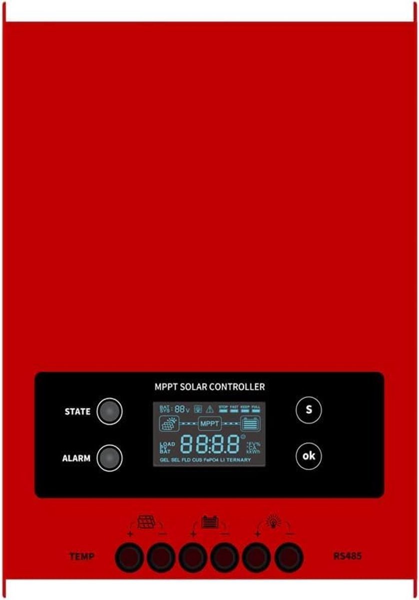 SolaMr MPPT Solar Charging Controller 12V/24V/36V/48V 100A Intelligente Identification Buck Solar Charging Controller - ShopVlot