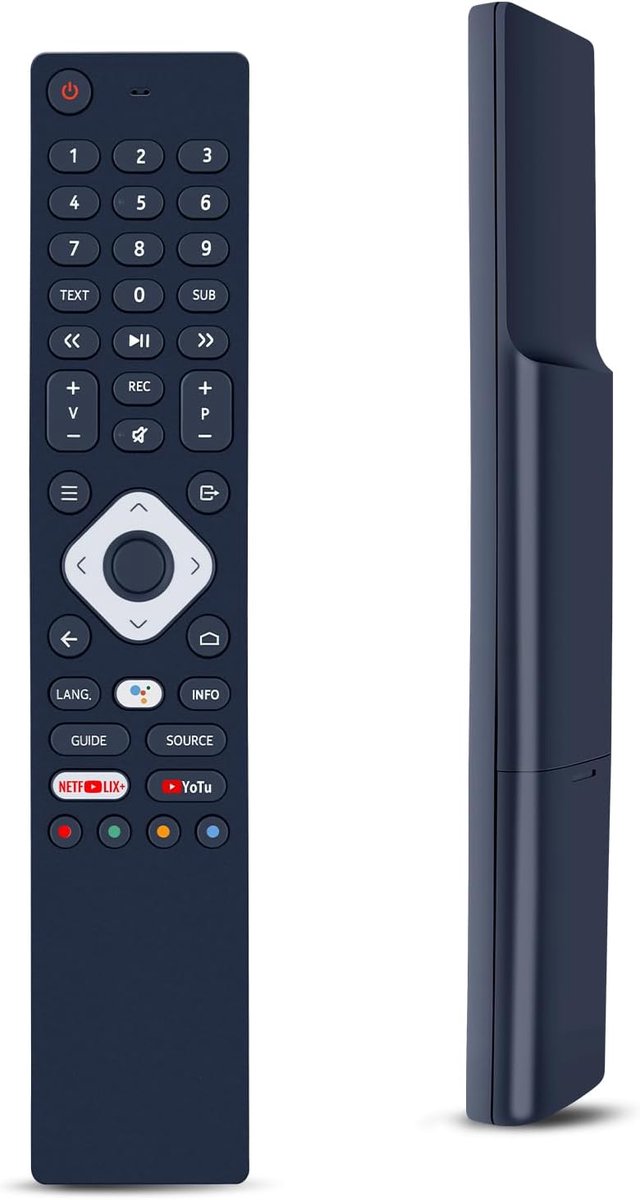 Spraakversie vervangende afstandsbediening geschikt voor Nokia SMART TV 5000A 5500A 5800A 6500A 7500A 3900a 4300a - ShopVlot