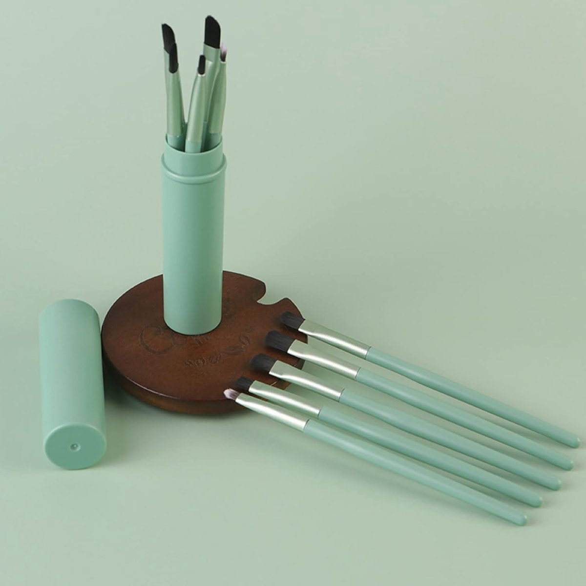 5 Piece Professional Makeup Brush Set for Professional Makeup Brushes for Synthetic Eyeshadow - ShopVlot