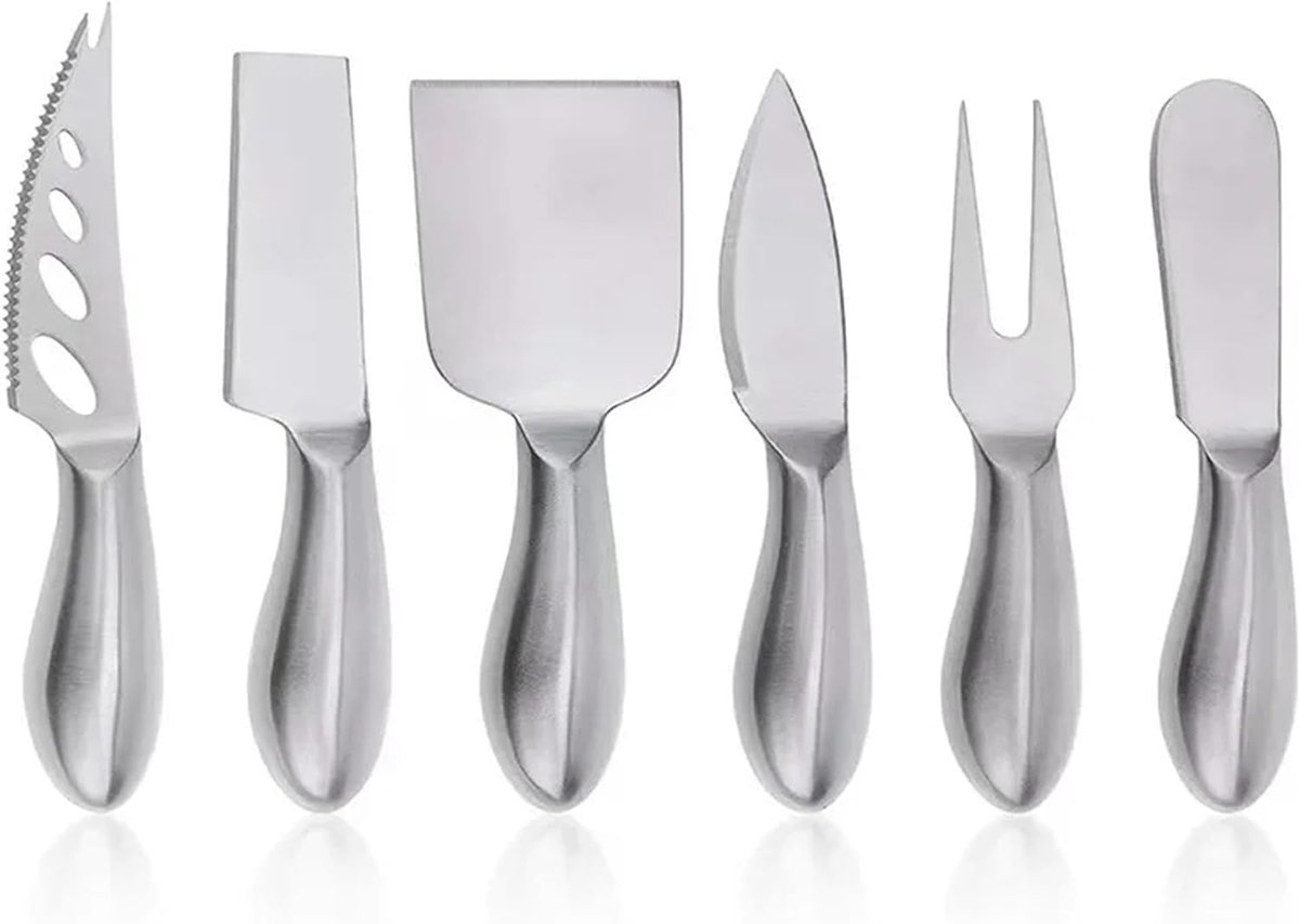 HI NATURE™ cheese knives set of 6 - Cheese knives - cheese knife - Cheese knife set for all types of cheese - ShopVlot