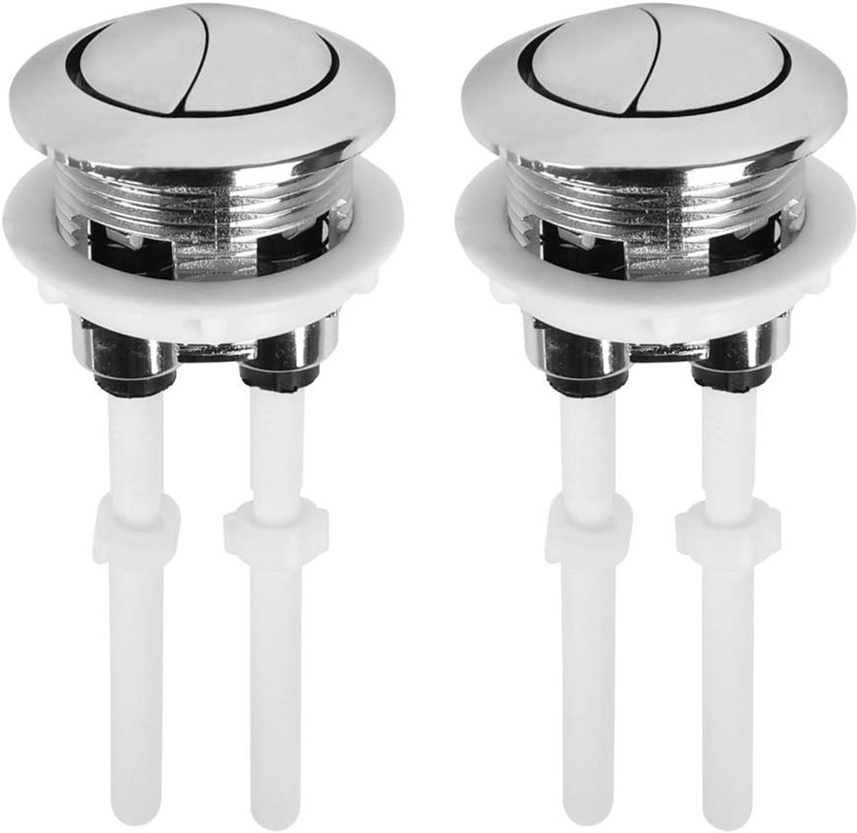 Toilets water tank push buttons 38mm universal double sinks toilet push buttons 2pcs standard toilet button pop up - ShopVlot