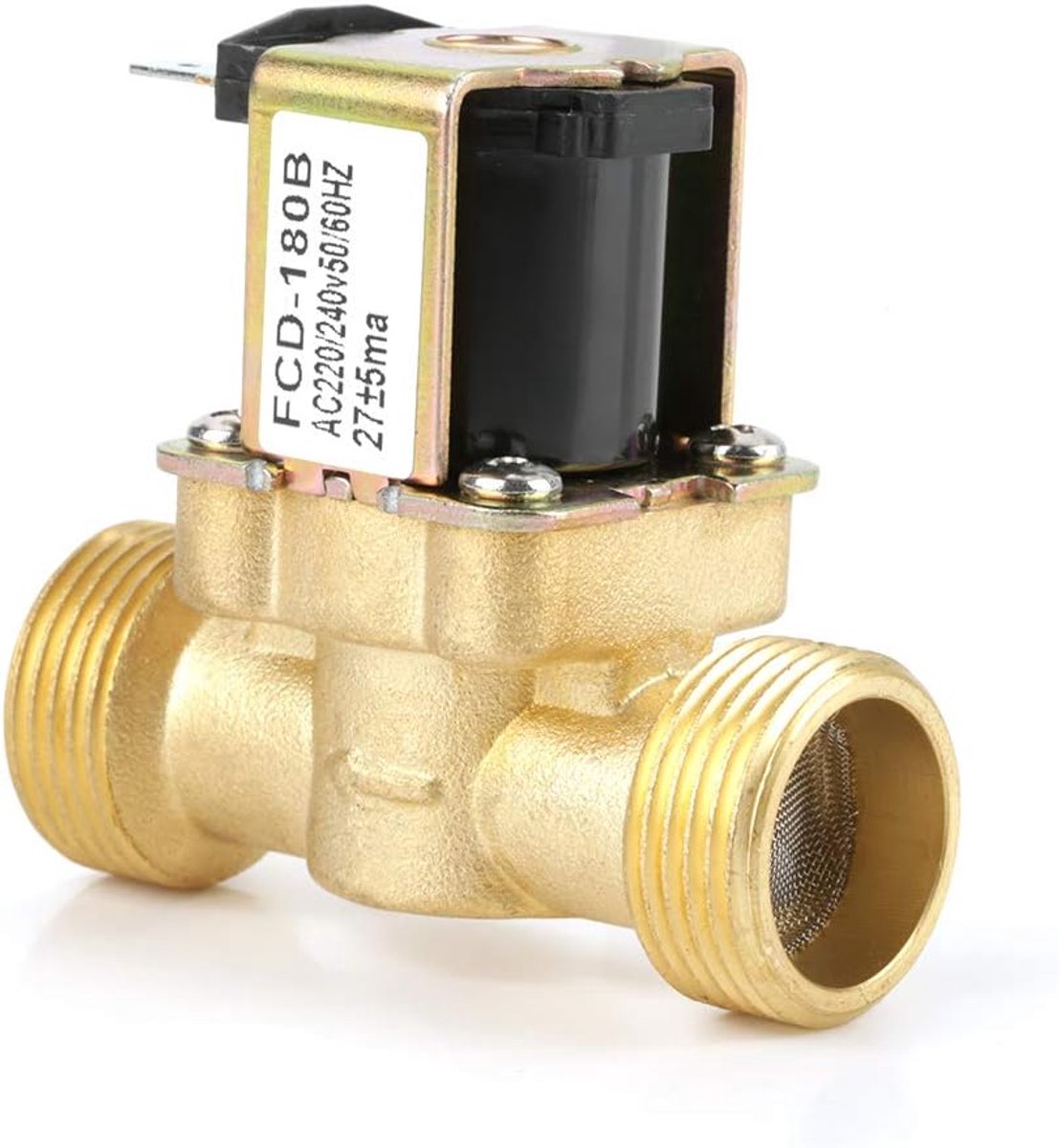 G3/4 Solenoid Valve, AC 220V 230V Normally Closed(Nc) Brass Water Gas Electric Valve Pressure Control Valve For - ShopVlot