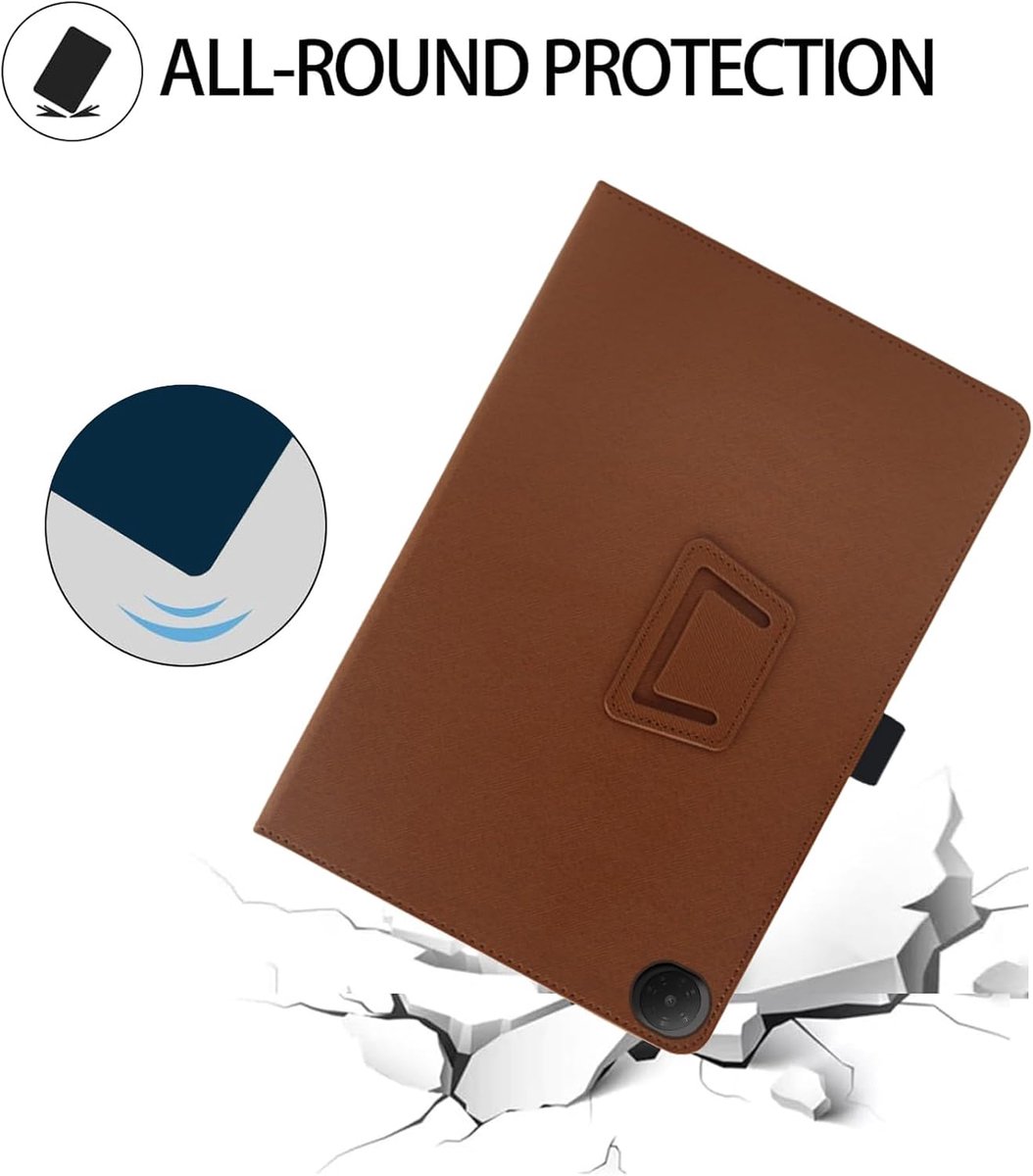 Case for TCL Tab 10 Gen 4 (10.1 Inch) Shockproof Protective Case with Reinforced Corners, Pen Case and Hand Strap - ShopVlot