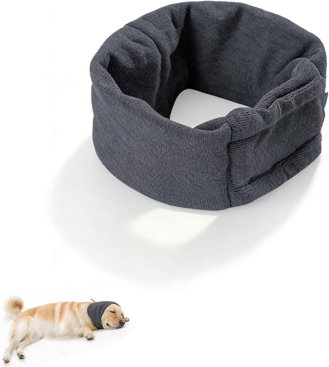 1 x Adjustable Ear Protection for Dogs, Snood for Dogs, Warm in Winter, Comfortable, Ear Protection for Dogs - ShopVlot