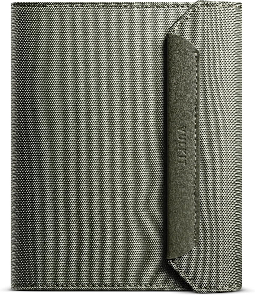 VULKIT Smart Passport Cover with RFID / NFC Protection, Magnetic Closure, 4 Card Slots, 2 Passport Pockets, Board Card - ShopVlot