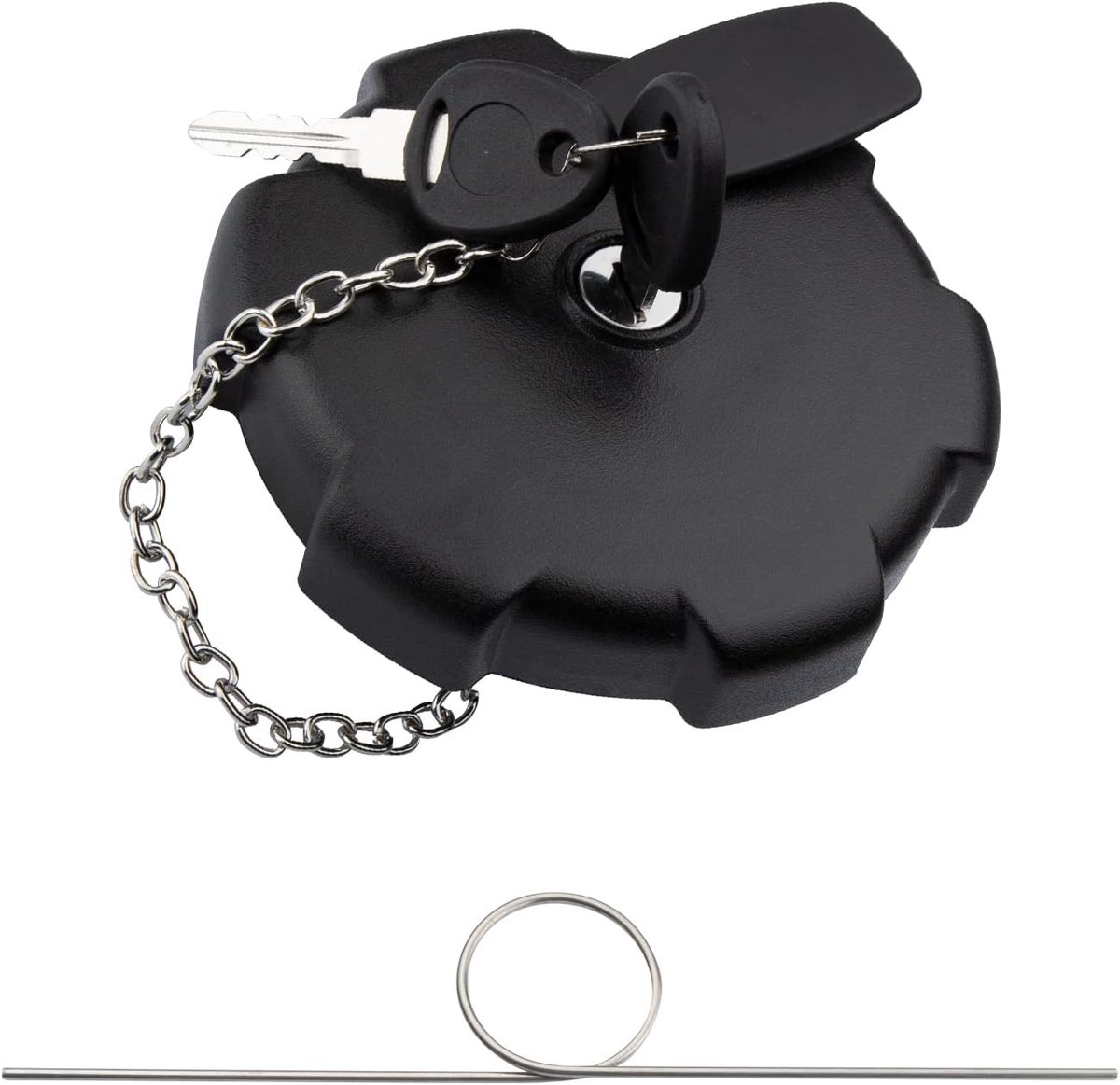 KASturbo Fuel Tank Filling Cap with Keys and Dust Protection, Suitable for MAN TGA TGX TGS Actros Atego 0004711230 - ShopVlot