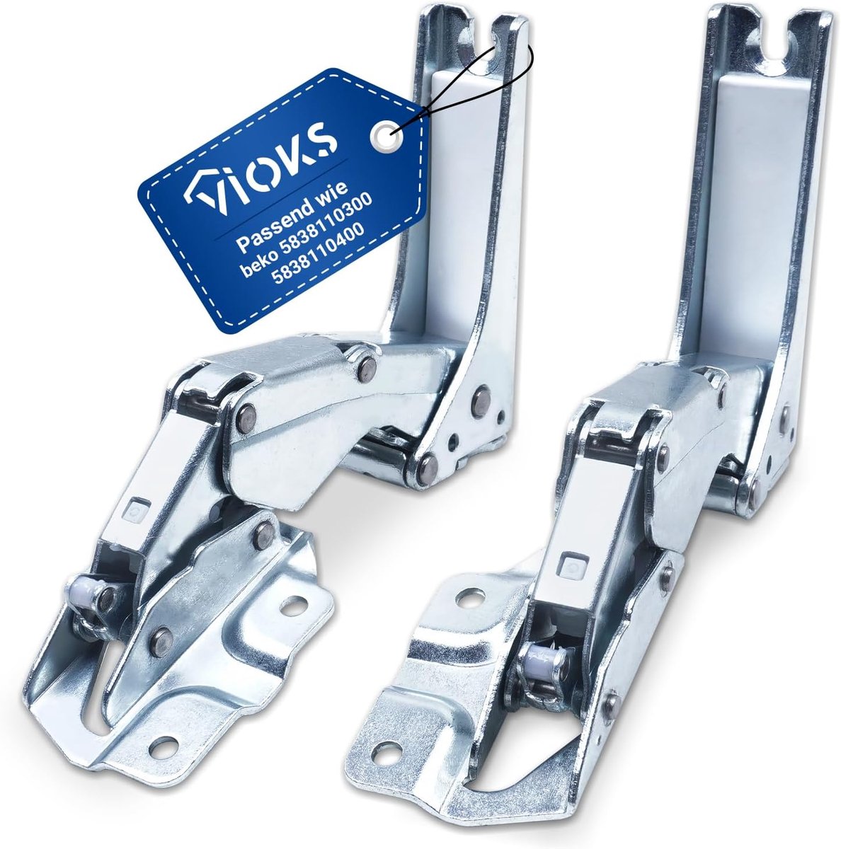 Deur Scharnier Set - Vervanging voor Beko 5838110300 - Hinge Repair Kit - ShopVlot