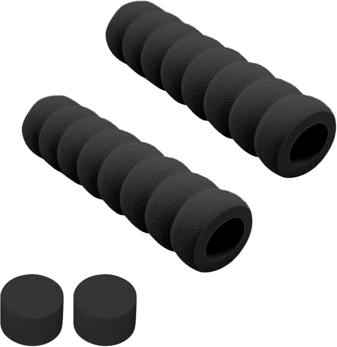 Foam deurprotector 2 stuks - zachte antiknock beschermcovers - voor deurknoppen - beschermt muren en meubels - ShopVlot