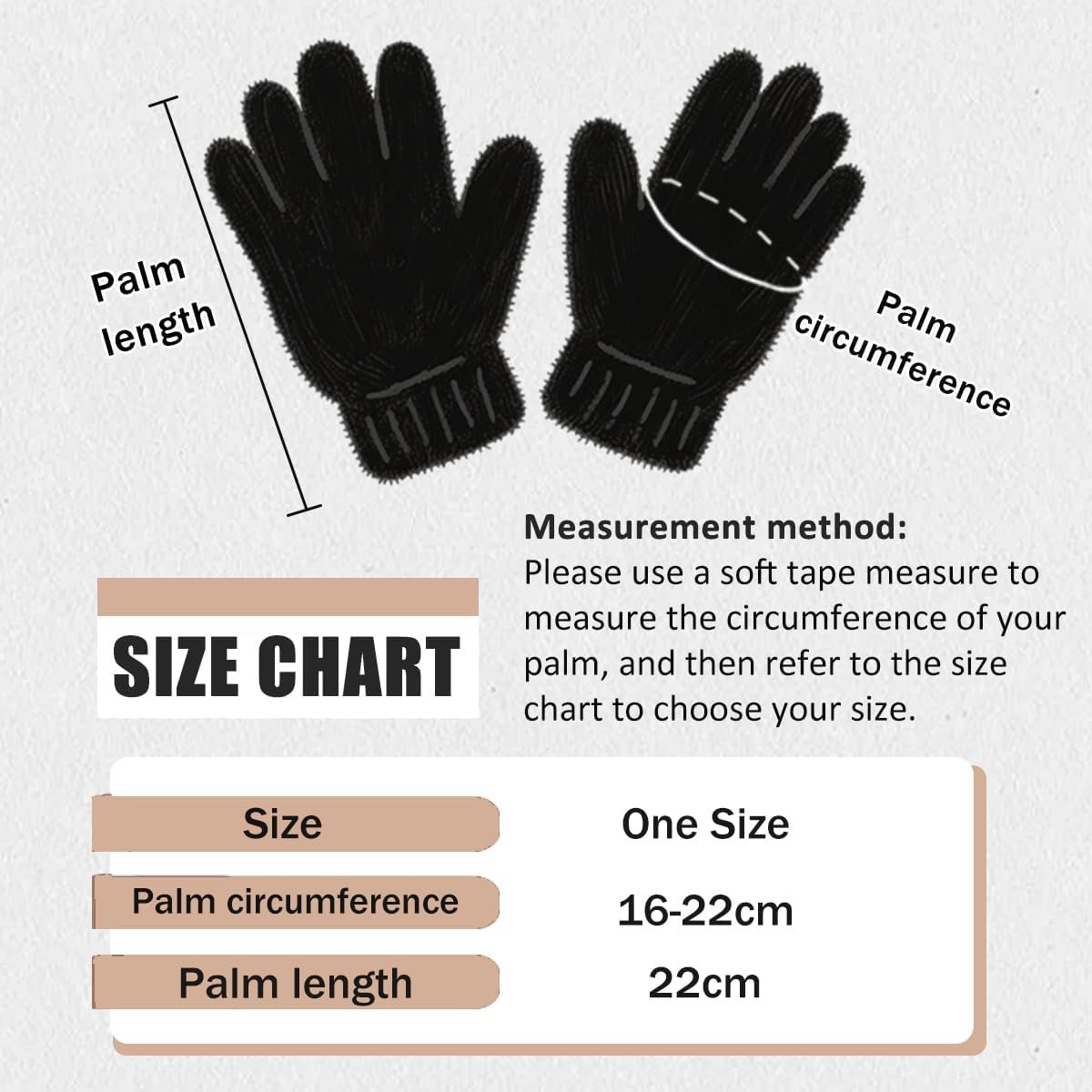 Knitted Touchscreen Gloves, Winter Gloves with Alpaca Lining (palm circumference 16-22cm), gloves women, elastic warm - ShopVlot