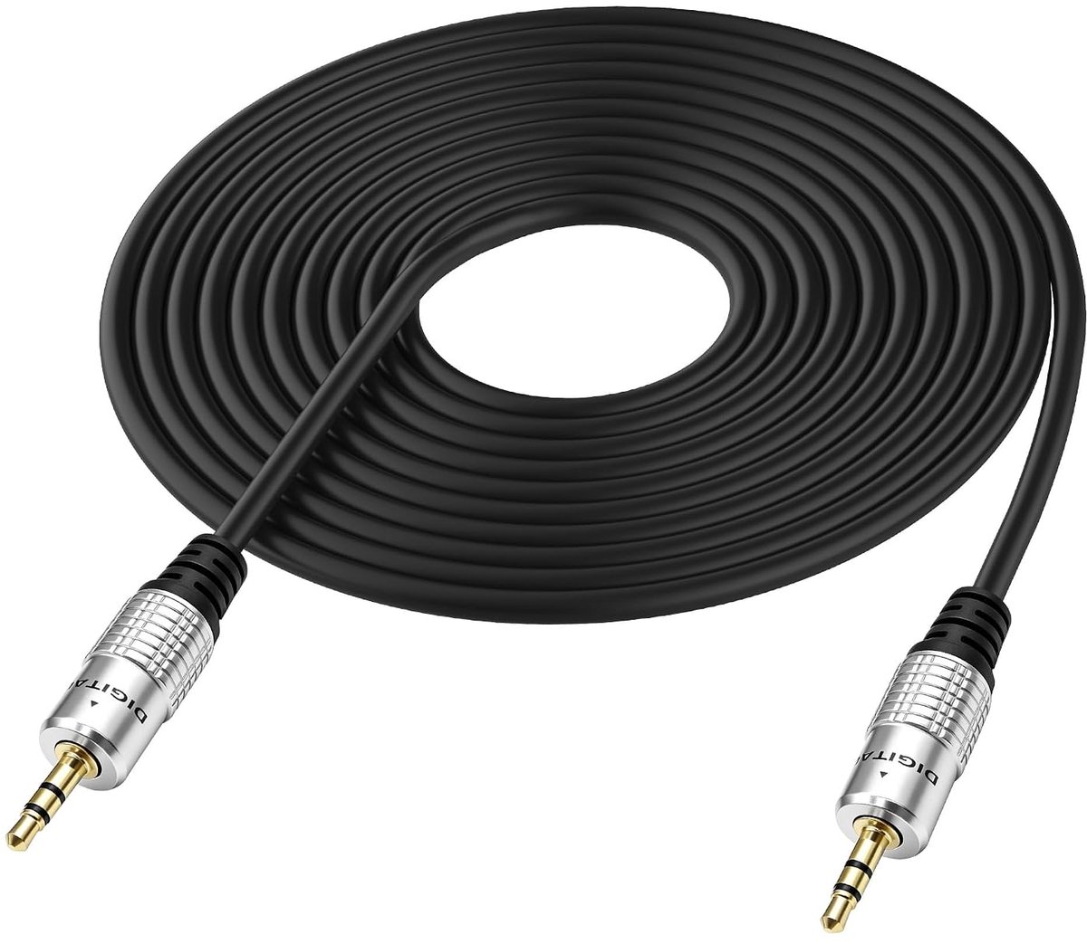 XMSJSIY Aux-kabel 3,5 mm 1/8 stereo naar 3,5 mm 1/8 TRS audiokabel 3 m stereo jack audio aux adapter stekker naar - ShopVlot