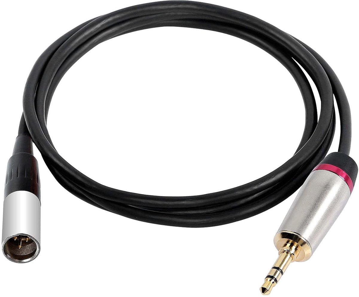 XMSJSIY 0.3cm Mini Jack TRS to Mini XLR Stereo Audio Cable 1M/3.28FT - ShopVlot